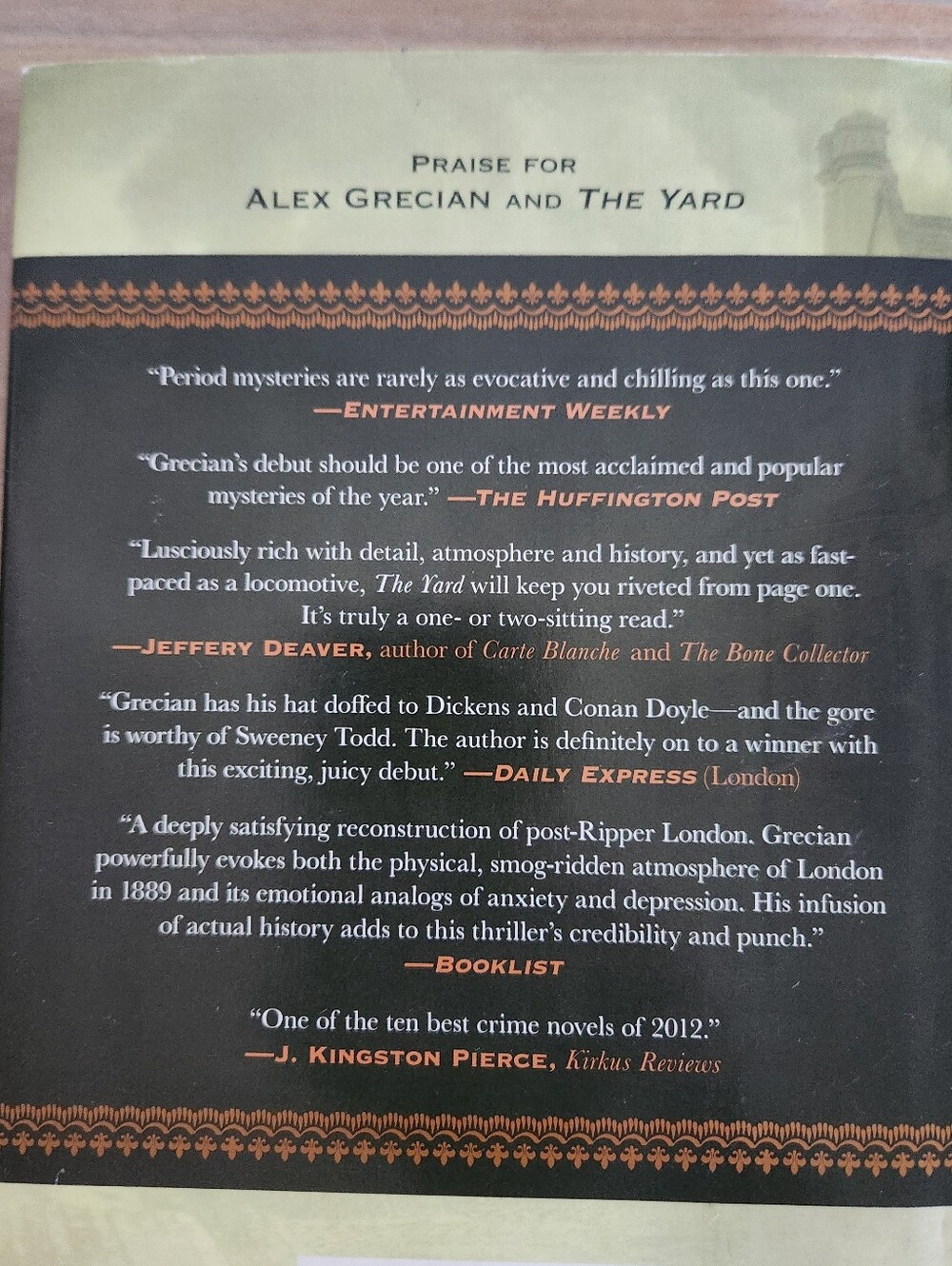 The Black Country Alex Grecian SIGNED 1st Edition 1st Printing Hardcover - Picture 13 of 13